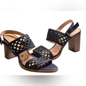 Madewell The Basketweave High Heel Sandal Size 11